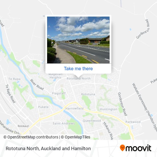 Rototuna North map