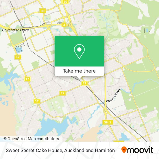 Sweet Secret Cake House地图