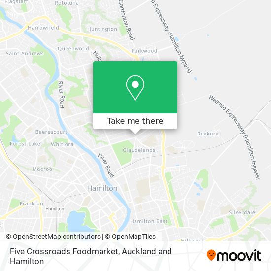 Five Crossroads Foodmarket map