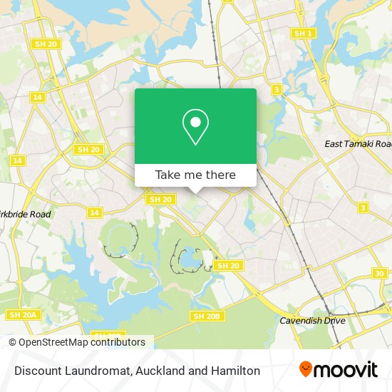 Discount Laundromat map