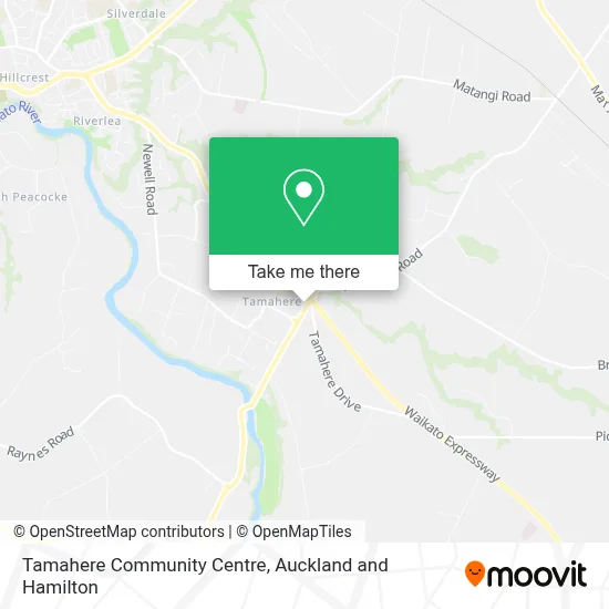Tamahere Community Centre map