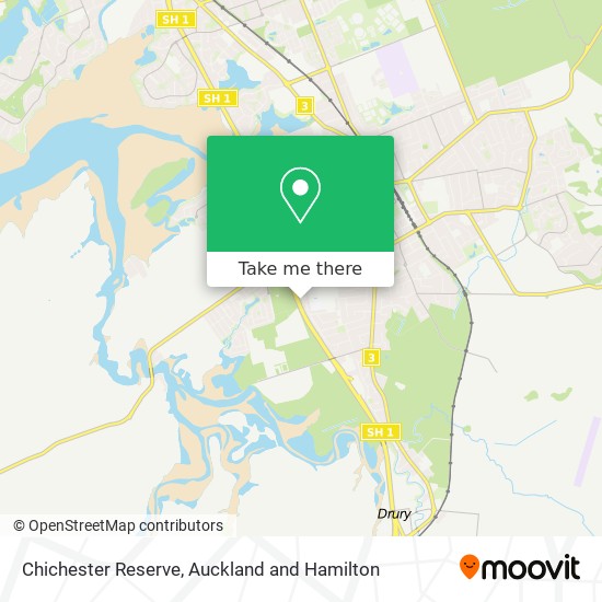 Chichester Reserve map
