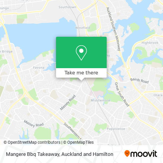 Mangere Bbq Takeaway map