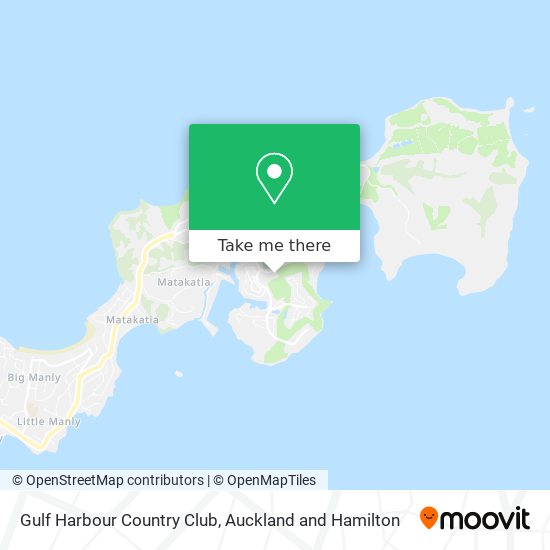 Gulf Harbour Country Club map