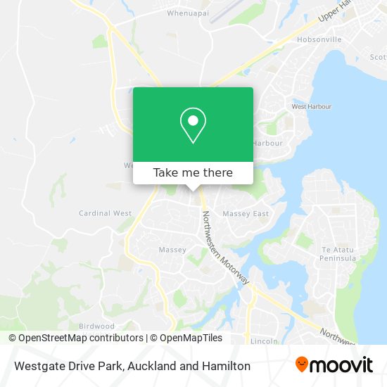 Westgate Drive Park map