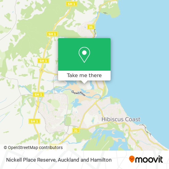 Nickell Place Reserve map