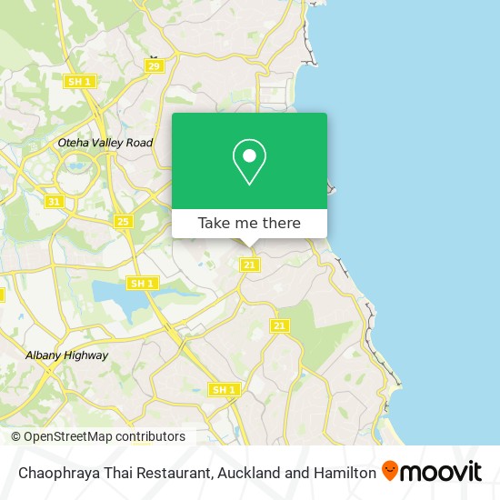 Chaophraya Thai Restaurant地图