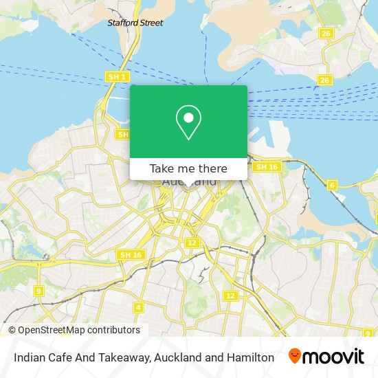 Indian Cafe And Takeaway map