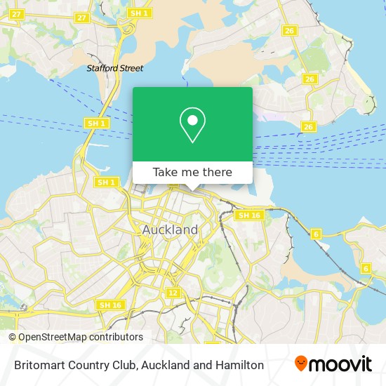 Britomart Country Club map