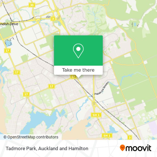 Tadmore Park map