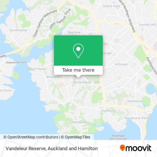 Vandeleur Reserve map