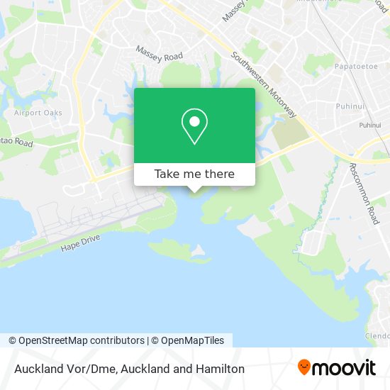 Auckland Vor/Dme地图