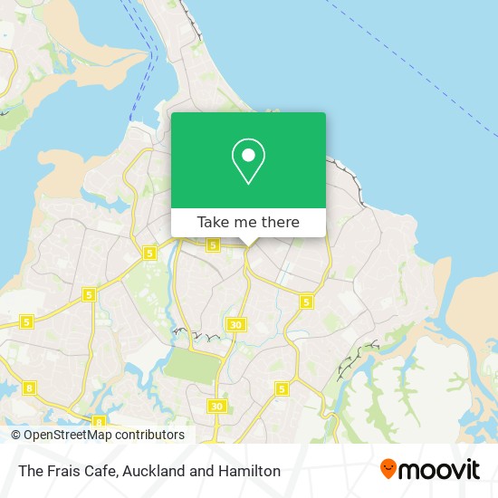 The Frais Cafe map