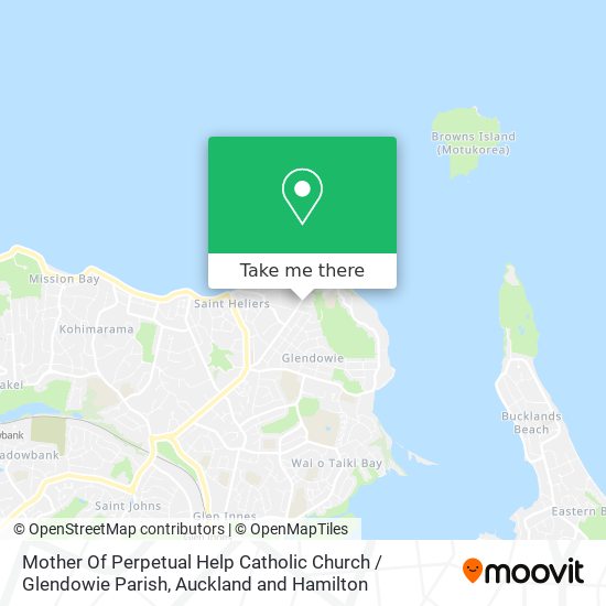 Mother Of Perpetual Help Catholic Church / Glendowie Parish map