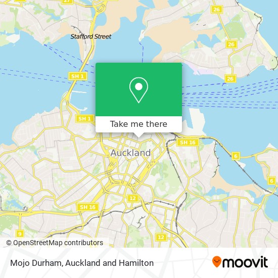 Mojo Durham map