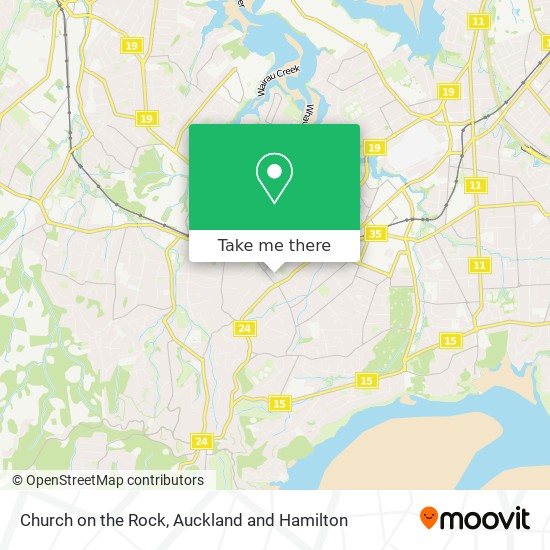 Church on the Rock map