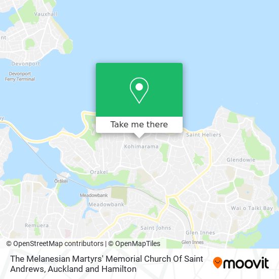 The Melanesian Martyrs' Memorial Church Of Saint Andrews map
