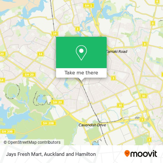 Jays Fresh Mart map