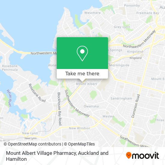 Mount Albert Village Pharmacy map