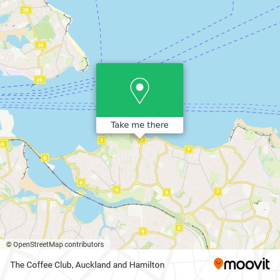 The Coffee Club map