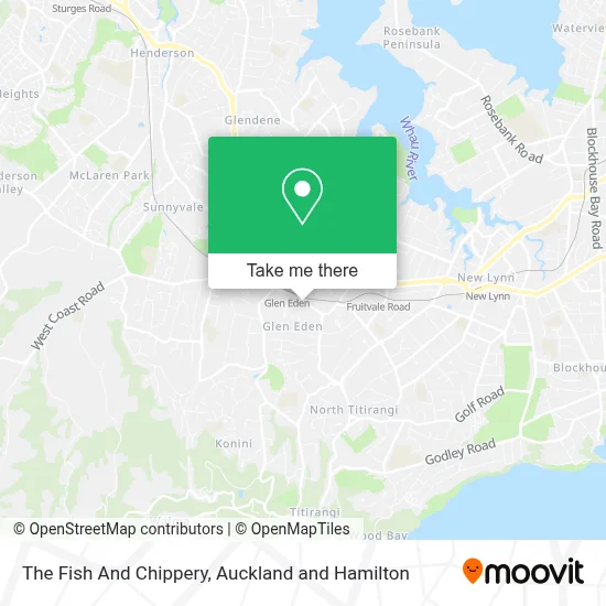 The Fish And Chippery map