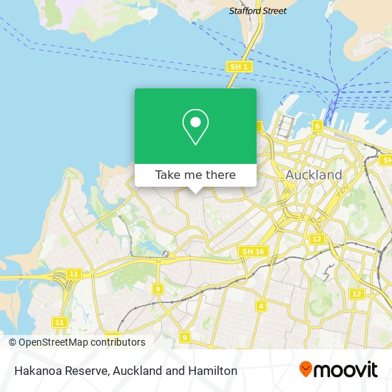 Hakanoa Reserve map