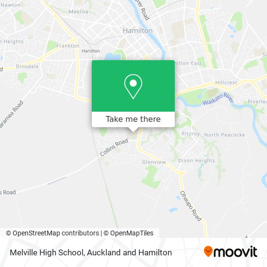 Melville High School map