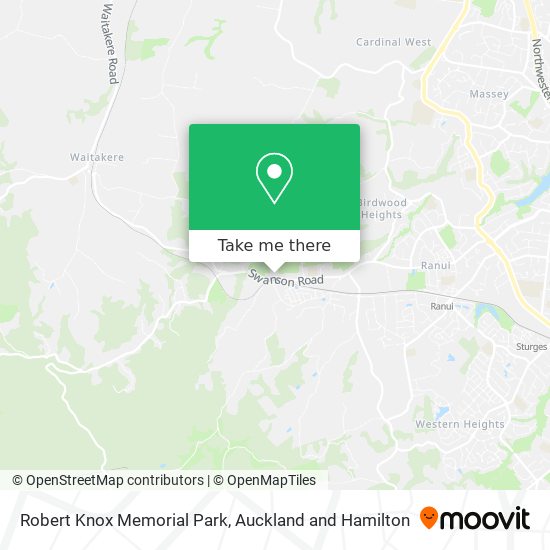 Robert Knox Memorial Park map