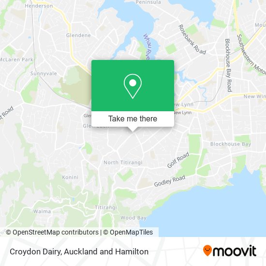 Croydon Dairy map