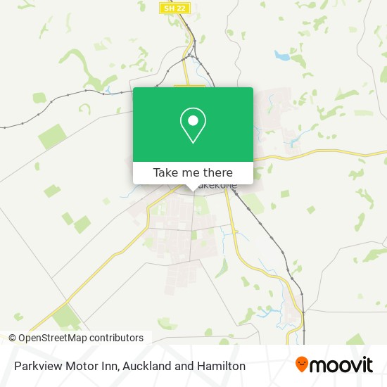 Parkview Motor Inn地图