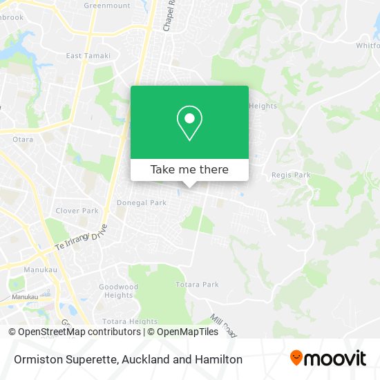 Ormiston Superette地图
