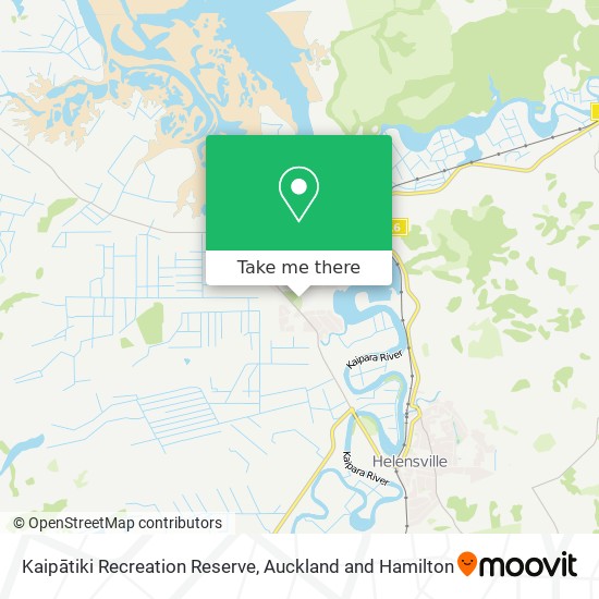 Kaipātiki Recreation Reserve map