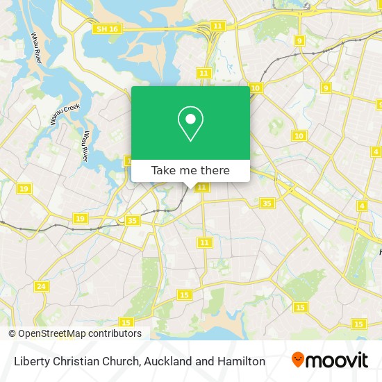 Liberty Christian Church地图