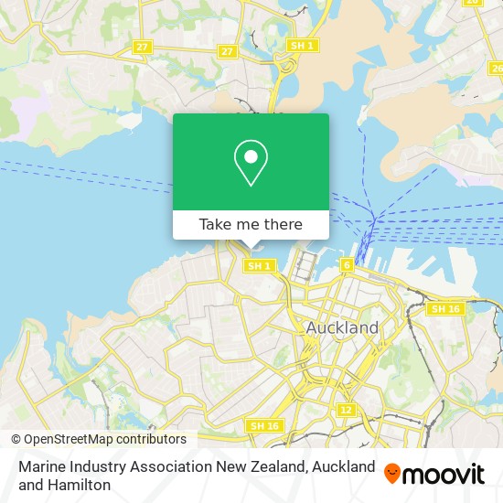 Marine Industry Association New Zealand map