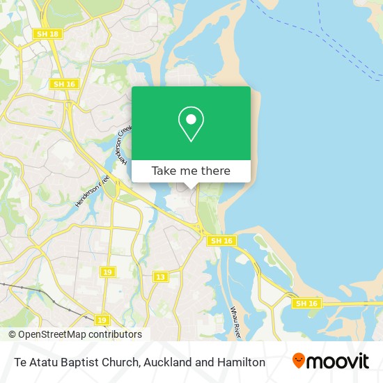 Te Atatu Baptist Church map