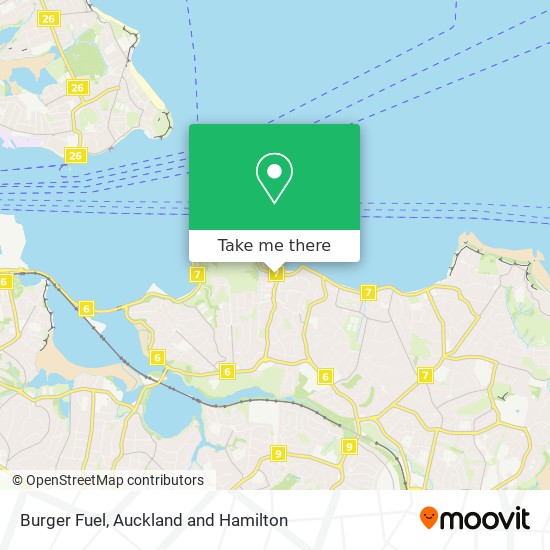 Burger Fuel map
