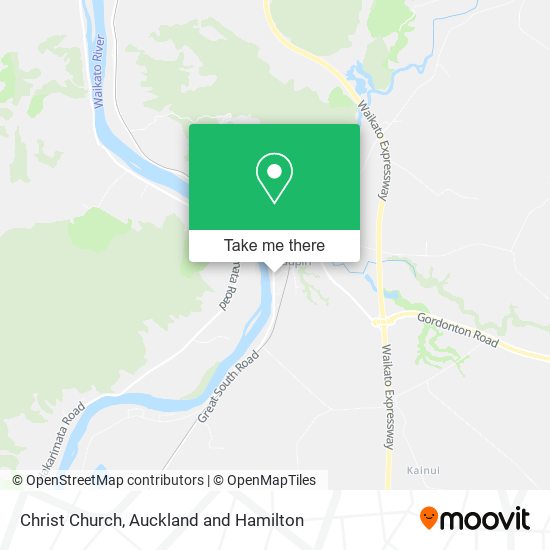 Christ Church map
