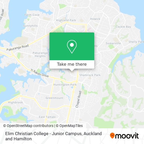 Elim Christian College - Junior Campus map