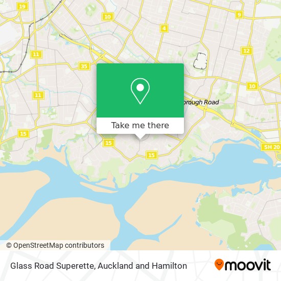 Glass Road Superette map