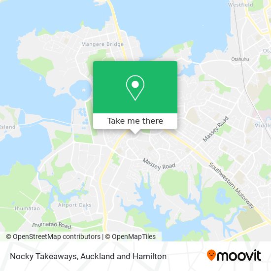 Nocky Takeaways map