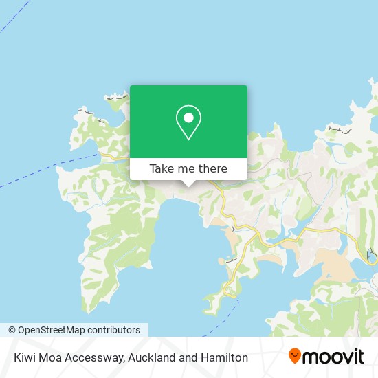 Kiwi Moa Accessway map