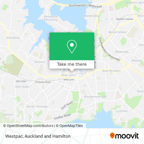 Westpac map