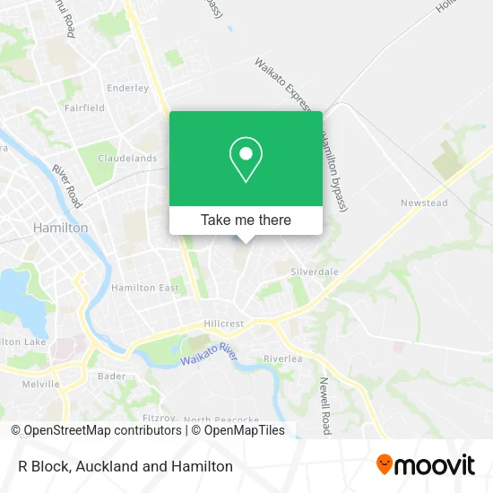 R Block map