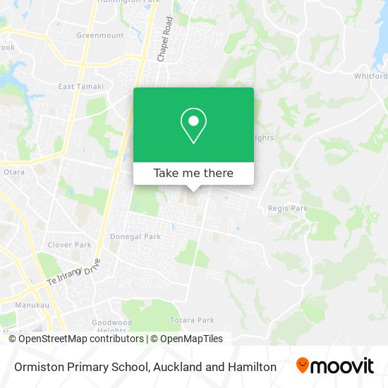 Ormiston Primary School map