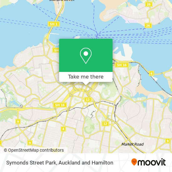 Symonds Street Park地图