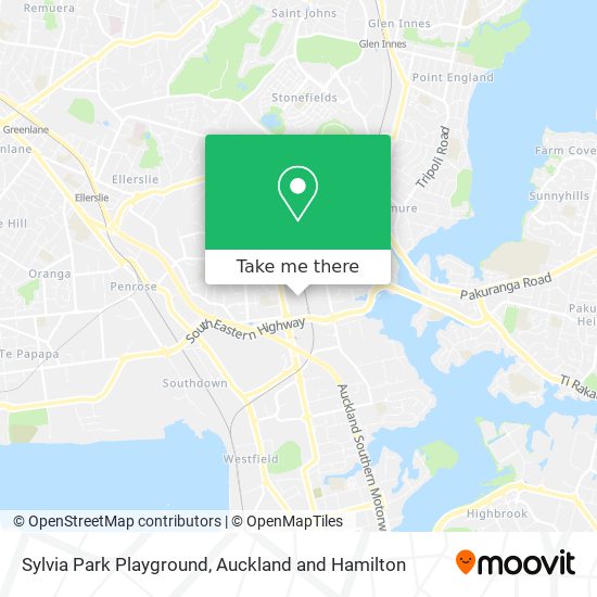 Sylvia Park Playground map