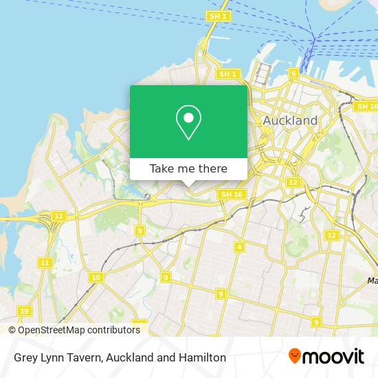 Grey Lynn Tavern map