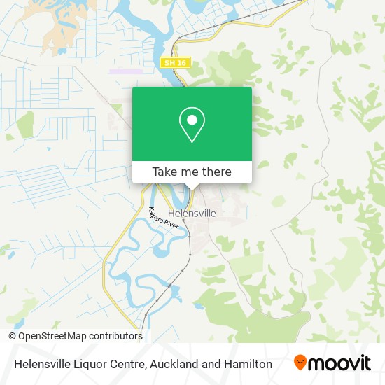 Helensville Liquor Centre map