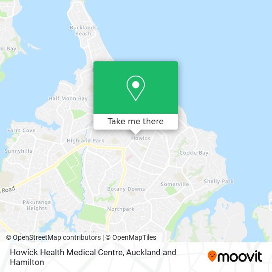 Howick Health Medical Centre map