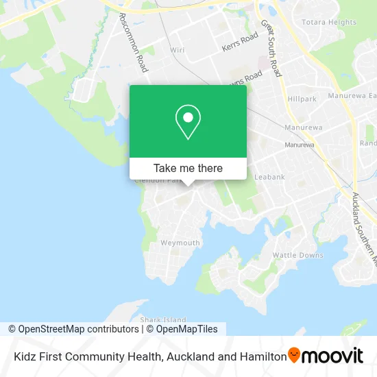 Kidz First Community Health map